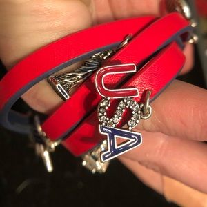 Americana wrap bracelet
